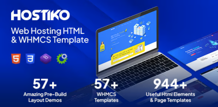 Hostiko - Hosting HTML & WHMCS Template
